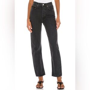 Agolde 90s pinch waist in Black Tea size 24